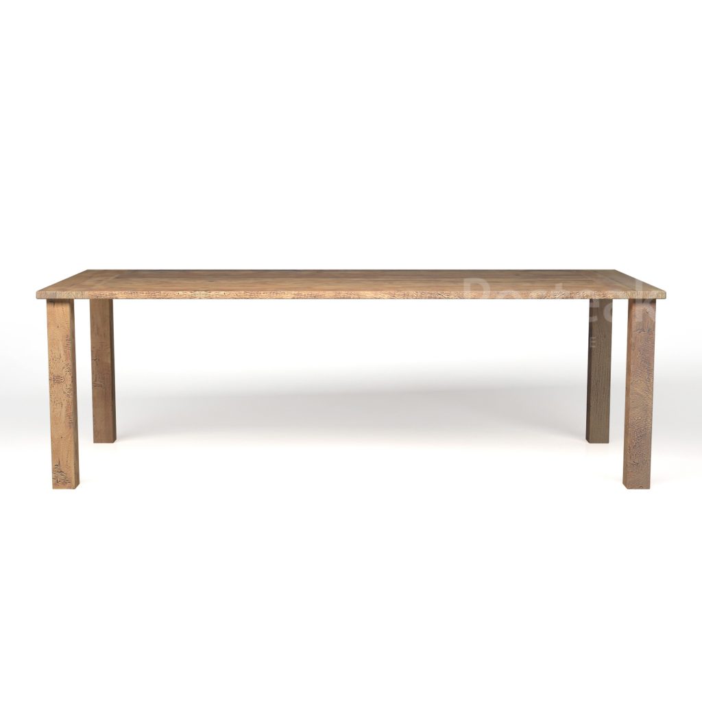 Recycled Teak Dining Table - Flat Top | Posteak Furniture