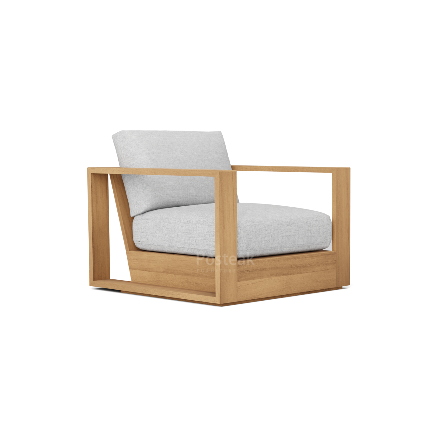 Melbourne Teak Outdoor Lounge Chair - Image 2