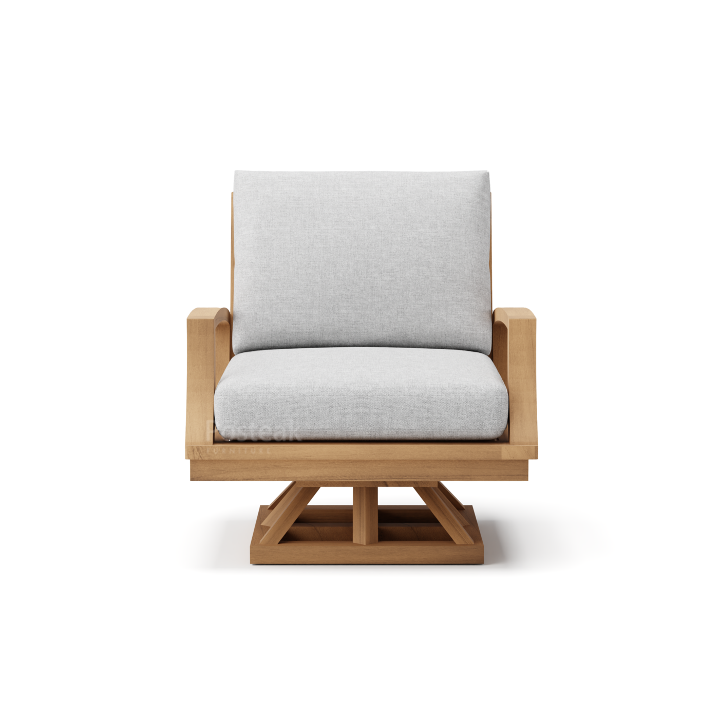 Hampton Teak Outdoor Swivel Lounge Chair