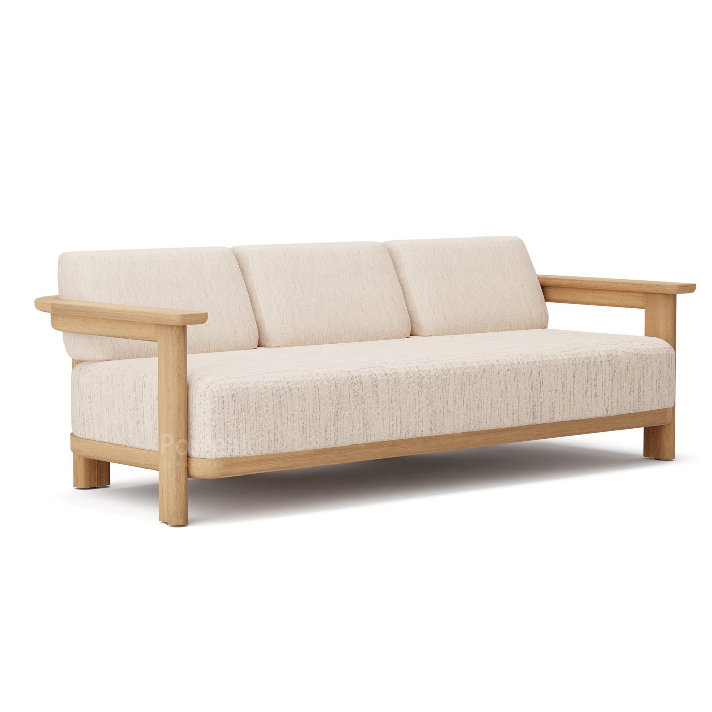 Aruba Teak Outdoor Sofa - Image 2