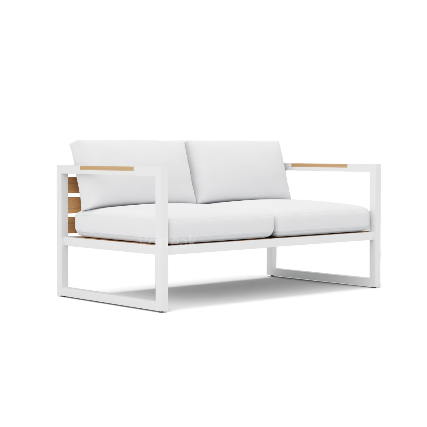 Lyndo Outdoor Loveseat - Image 2