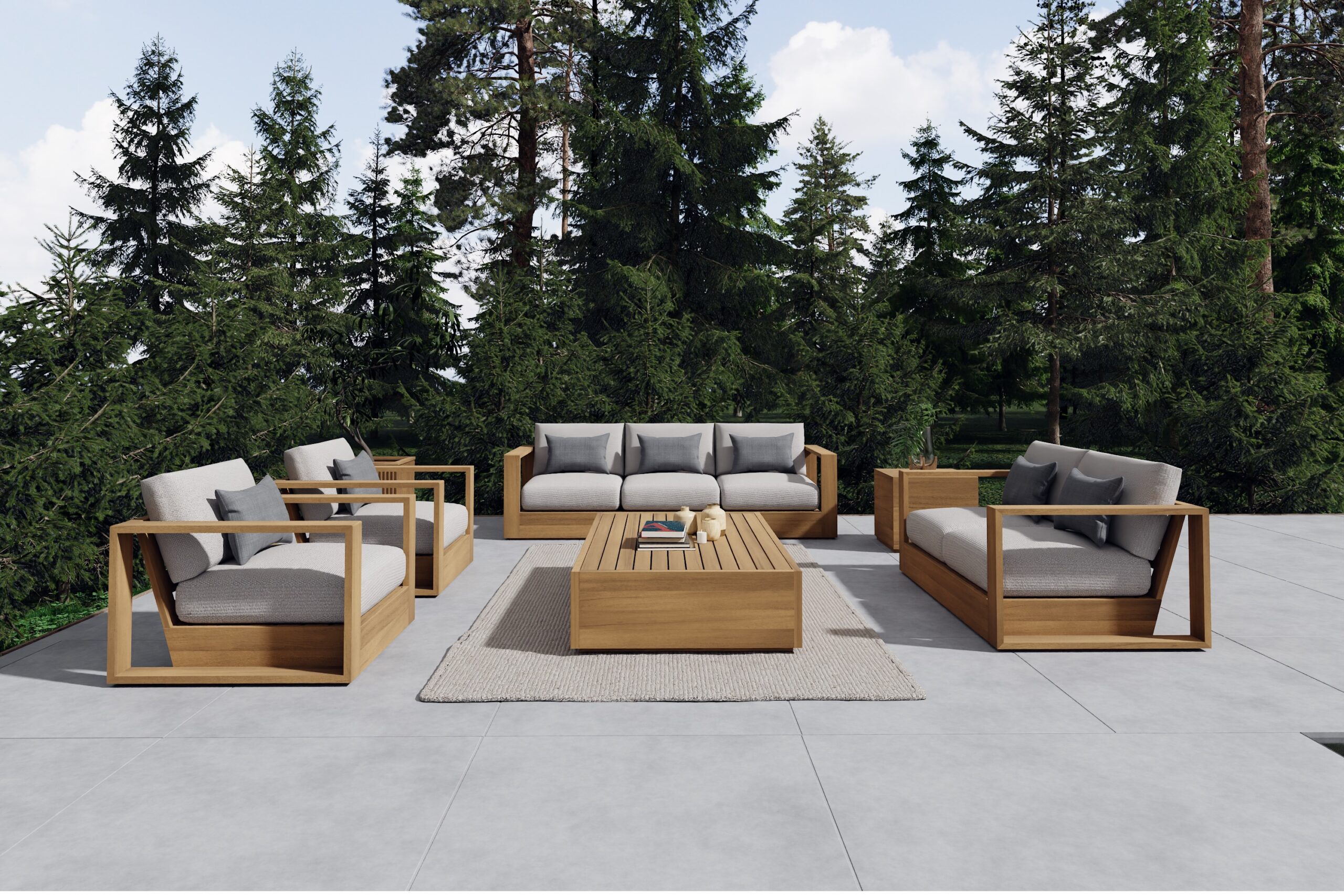 Modern Teak Outdoor Furniture Indonesia