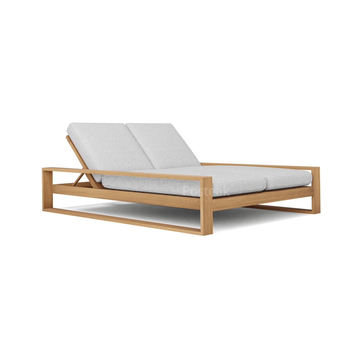 Melbourne Teak Outdoor Chaise Double